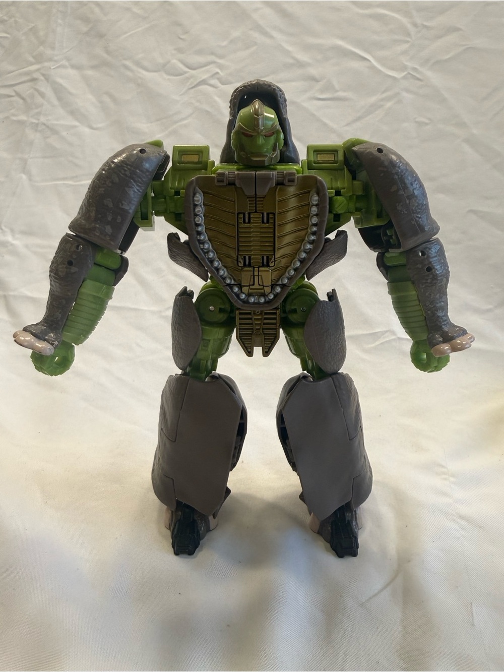 Transformers Kingdom WFC Trilogy Rhinox Action Figure Loose - incomplete